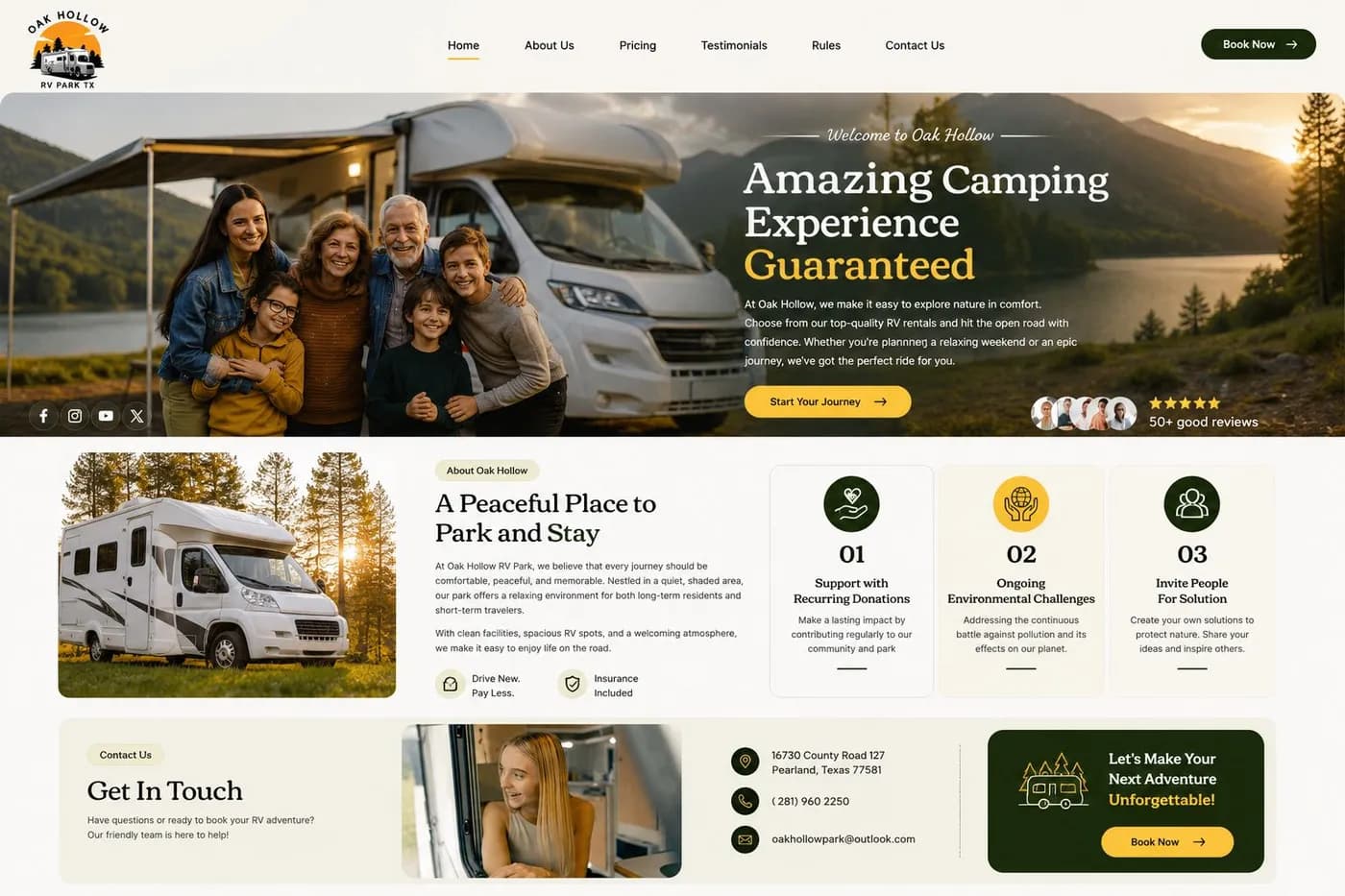Camping Experience screenshot