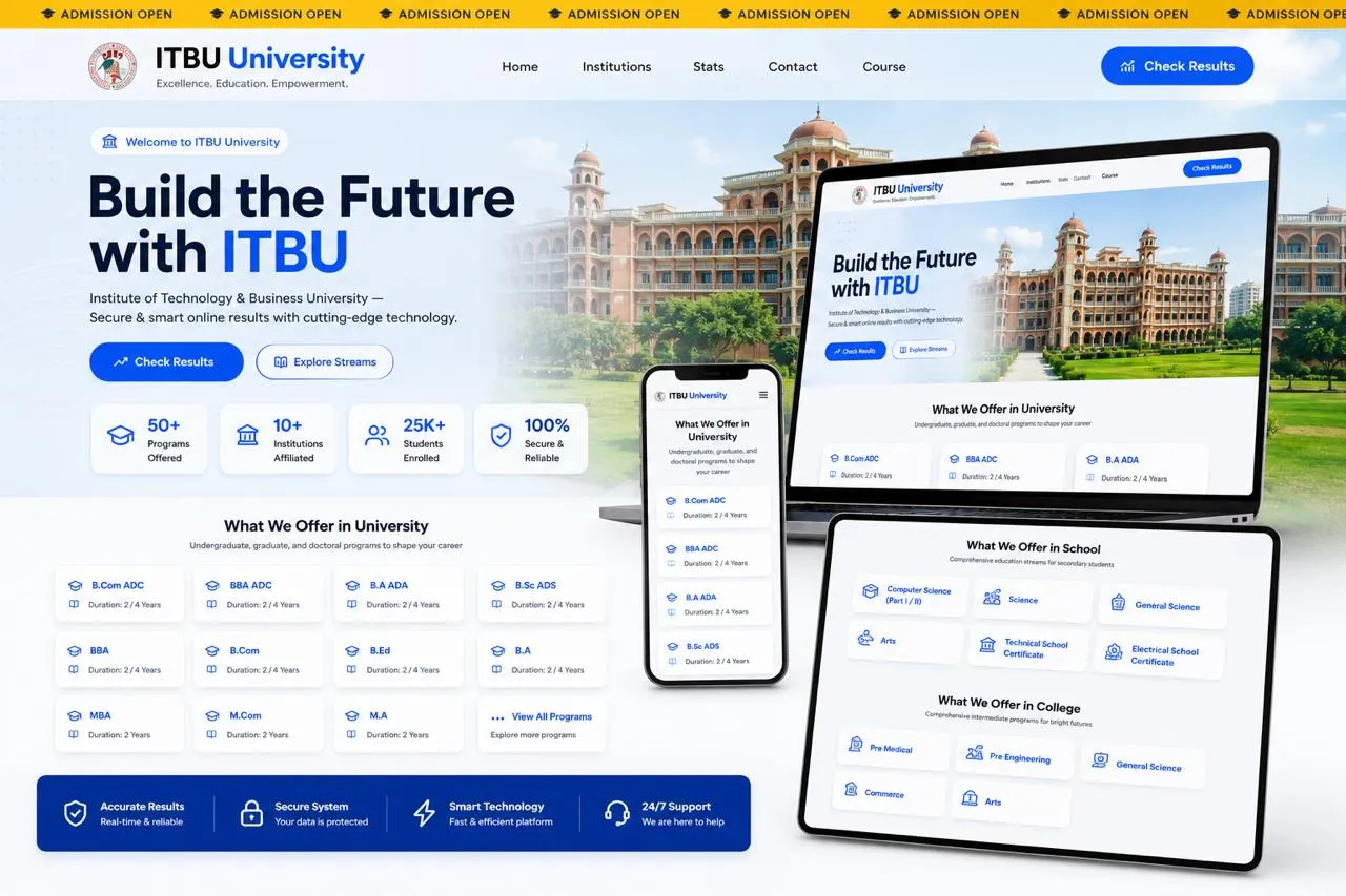 ITBU University screenshot